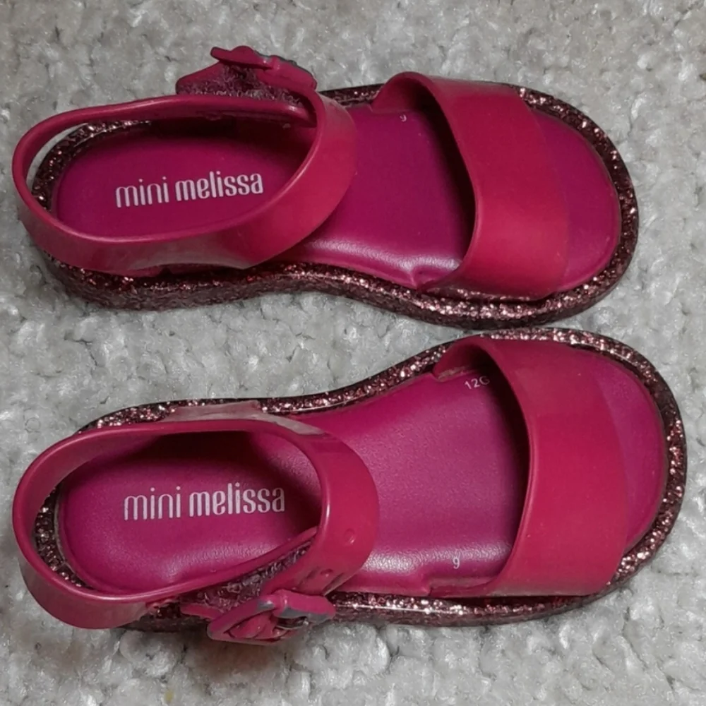 MINI MELISSA FUSHIA PINK MAR sandals Size 6